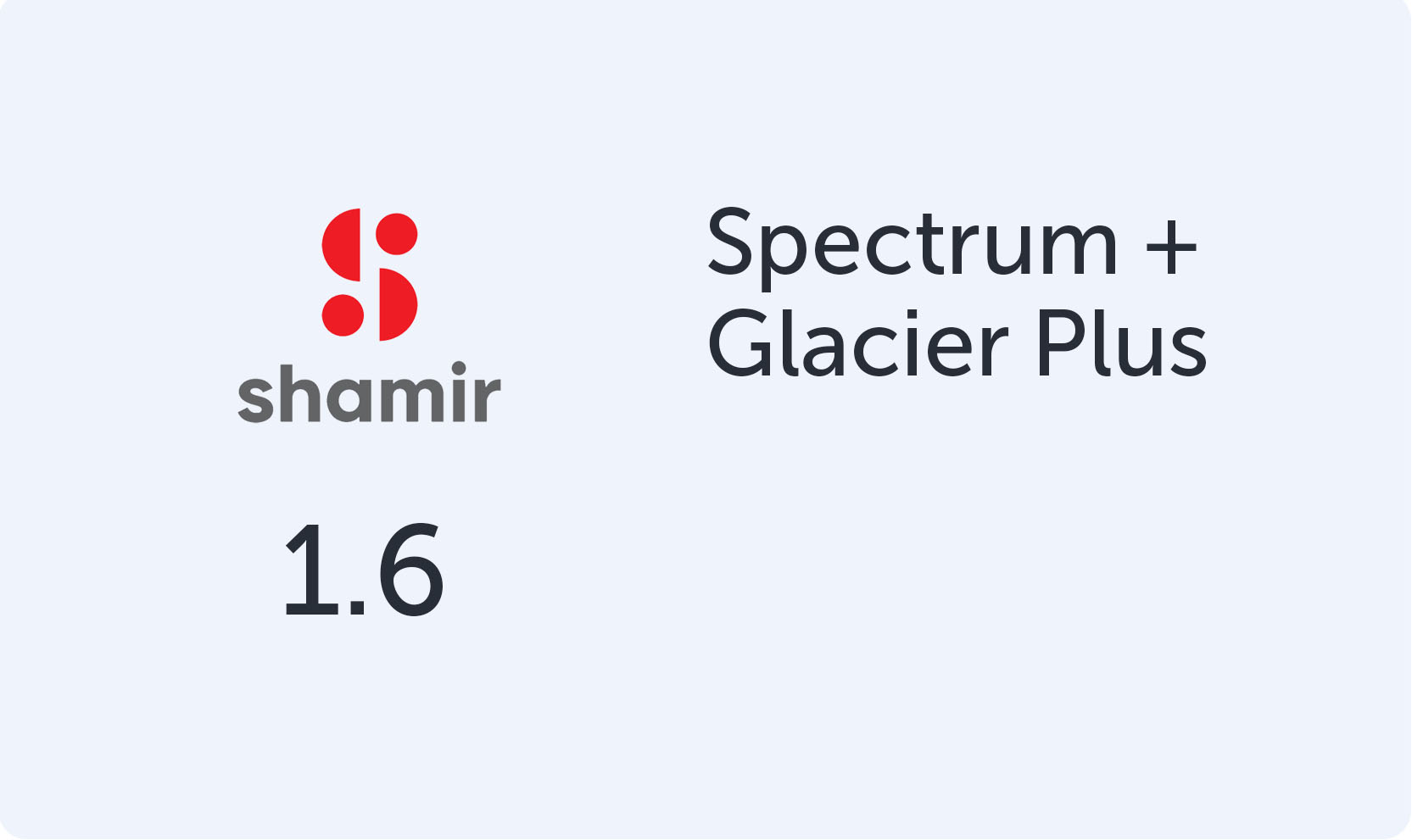Shamir Spectrum Plus 1.6 Glacier + UV