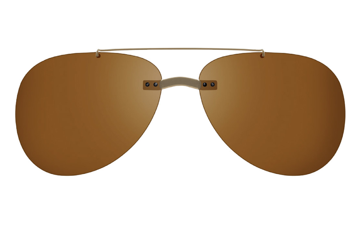 Silhouette Clip Style Shades 5090 B2 0102 62/15