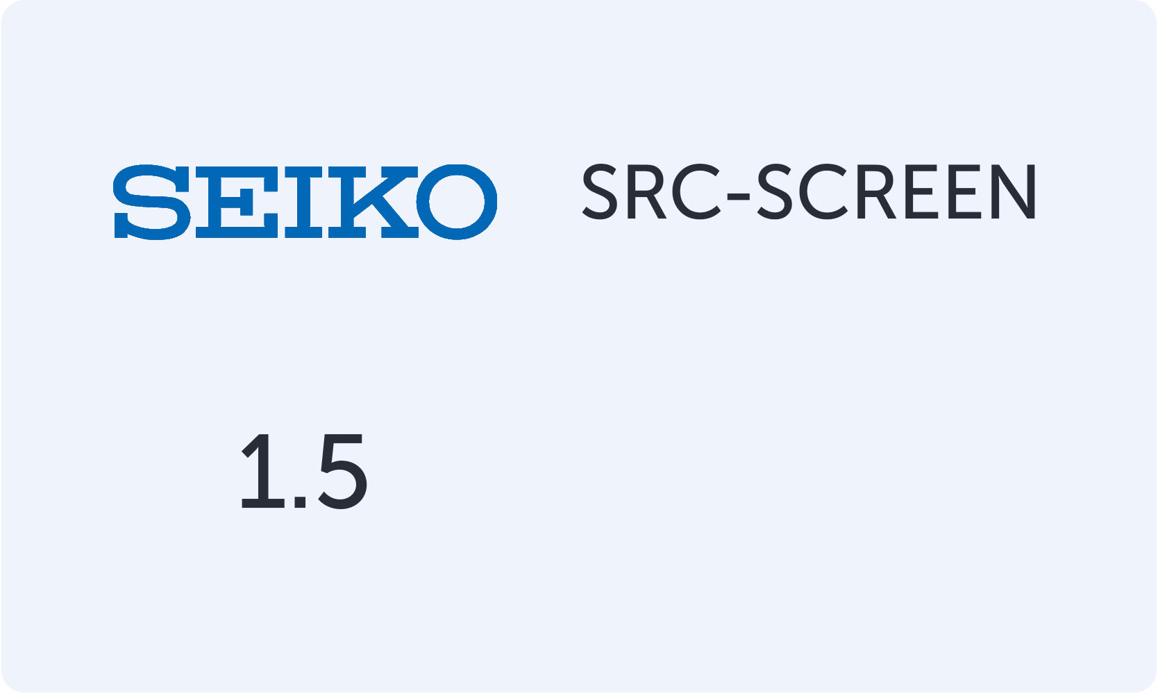 Линзы SEIKO 1.5 SRC–SCREEN
