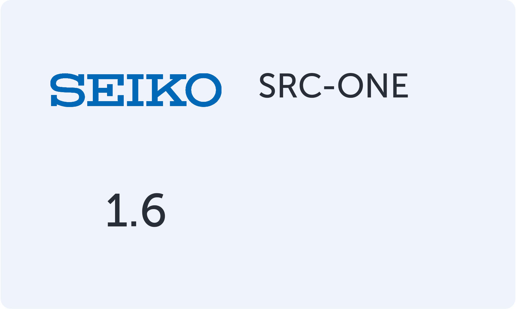 Линзы SEIKO 1.6 SRC-ONE