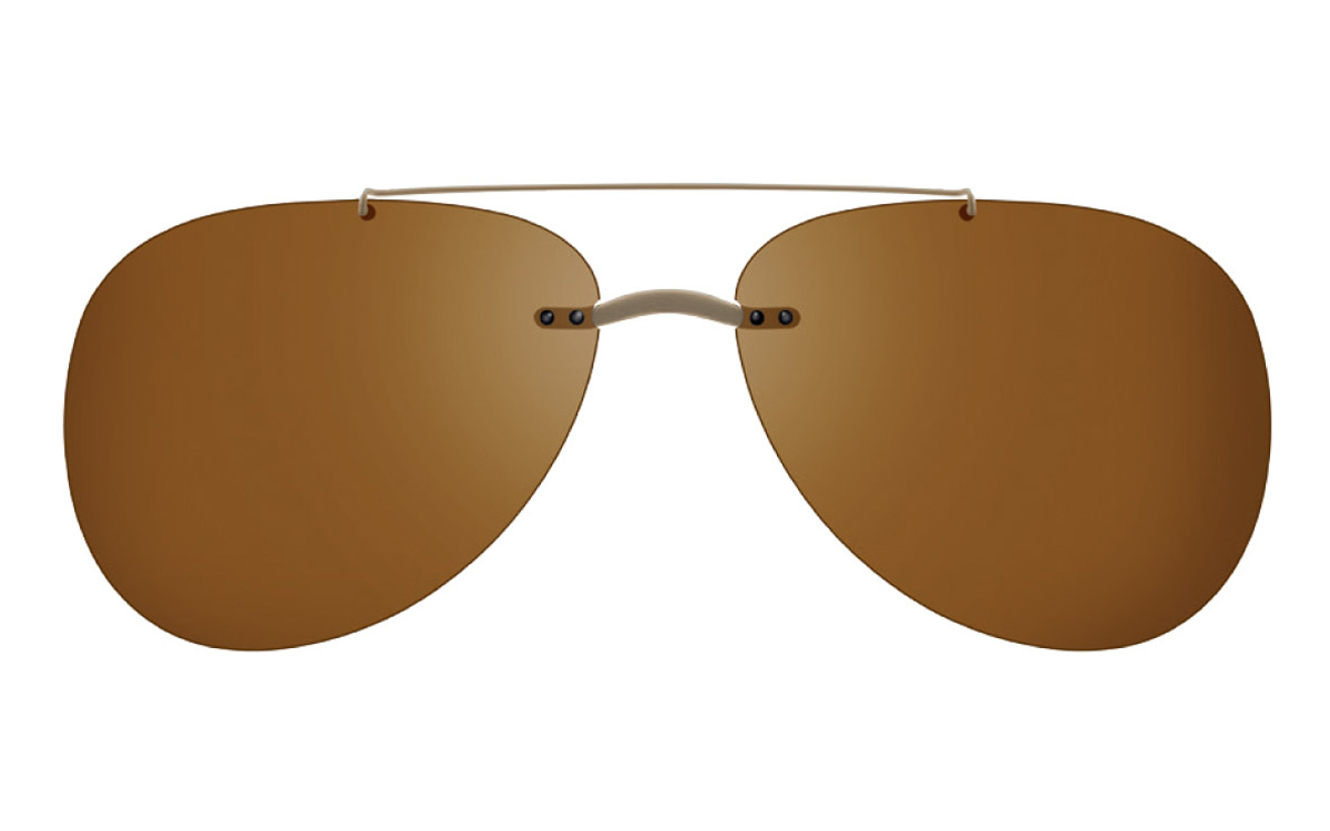 Silhouette Clip Style Shades 5090 B1 0102 62/15