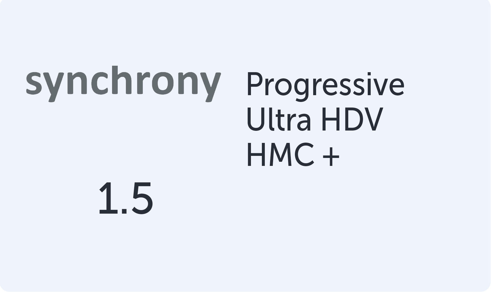 Synchrony Progressive Ultra 1.5 HMC+ прогрессивные