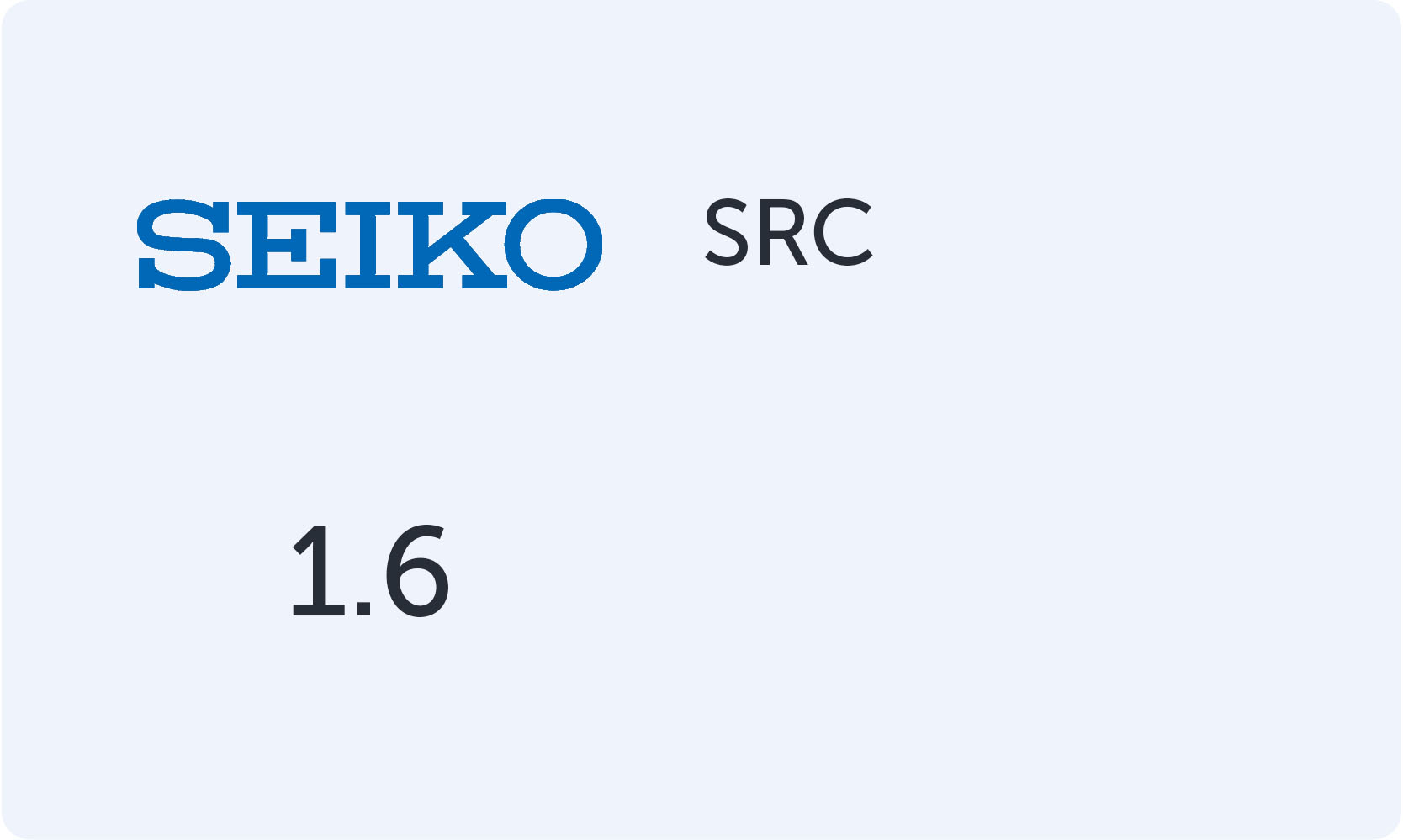 Линзы SEIKO 1.6 SRC