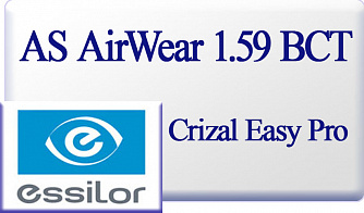 Essilor AS Airwear 1.59 BCT Crizal Easy Pro