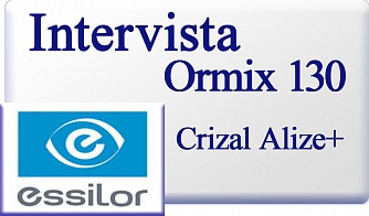Essilor Intervista Ormix 1.6 130 Crizal Alize+