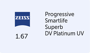 CZ Progressive SmartLife Superb 1.67 DV Platinum UV