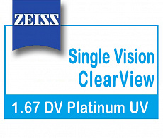Carl Zeiss SV ClearView 1.67 DV Platinum UV