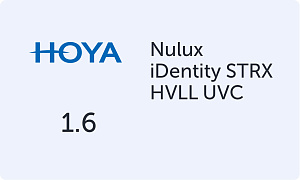 HOYA Nulux  iDentity STRX 1.60 HVLL UVC