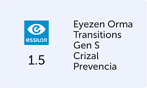 Essilor Crizal EyeZen Orma 1.5 Transitions Gen S Crizal Prevencia