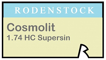 Rodenstock Cosmolit 1.74 HC Supersin