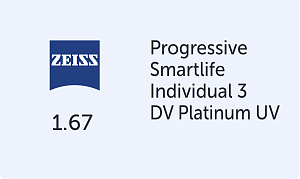CZ Progressive SmartLife Individual 3 1.67 DV Platinum UV