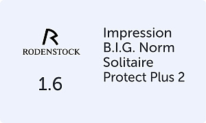 Rodenstock Impression B.I.G. Norm 1.6 Solitaire Protect Plus 2