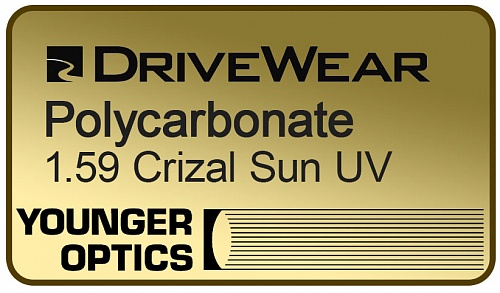 DriveWear Polycarbonate 1.59 Crizal Sun UV фото 1
