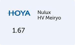 HOYA Nulux 1.67 HV Meiryo