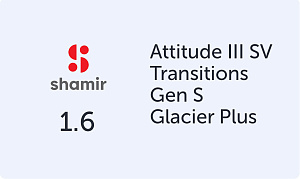 Shamir Smart Attitude 1.6 Transitions Gen S Glacier+ UV