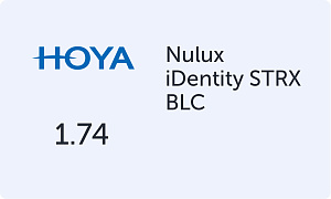 HOYA Nulux iDentity STRX 1.74 BLC