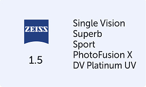 Carl Zeiss Superb Sport 1.5 Photo Fusion X DVP UV