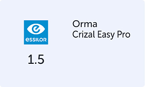 Essilor Orma 1.5 Crizal Easy Pro