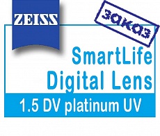Carl Zeiss Digital Lens SmartLife 1.5 DV Platinum UV