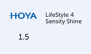 HOYA LifeStyle 4 1.5 Sensity Shine