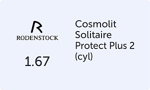 Rodenstock Cosmolit 1.67 Solitaire Protect Plus 2 (cyl)