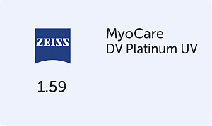 Carl Zeiss MyoCare 1.59 DV Platinum UV
