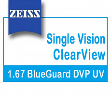 Carl Zeiss SV ClearView 1.67 BlueGuard DVP UV