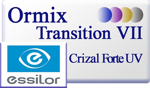 Essilor Ormix 1.6 Transitions VII Crizal Forte UV фото 1