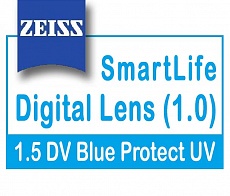 Carl Zeiss Digital Lens SmartLife (1.0) 1.5 DV Blue Protect UV