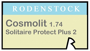 Rodenstock Cosmolit 1.74 Solitaire Protect Plus 2