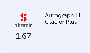 Shamir Autograph III 1.67 Glacier+ UV