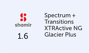 Shamir Spectrum Plus 1.6 Transitions XTRActive NG Glacier+ UV