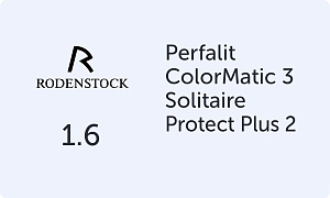 Rodenstock Perfalit ColorMatic 3 1.6 Solitaire Protect Plus 2