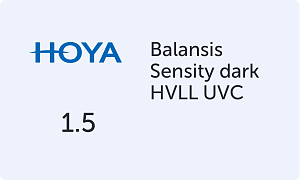 HOYA Balansis 1.5 Sensity dark HVLL UVC