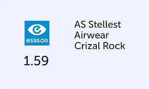 Essilor AS Stellest Airwear 1.59 Crizal Rock