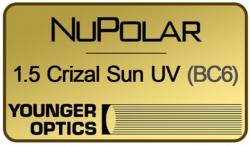 NuPolar Polarized 1.5 Crizal Sun UV (BC6) фото 1