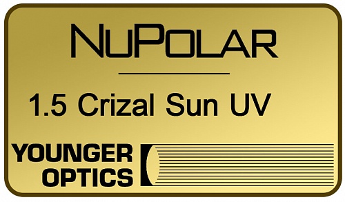 NuPolar Polarized 1.5 Crizal Sun UV фото 1