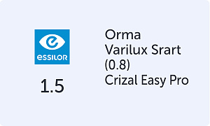 Essilor Varilux Start Orma 1.5 080 Crizal Easy Pro