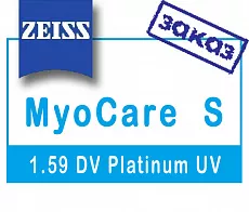 Carl Zeiss MyoCare S 1.59 DV Platinum UV