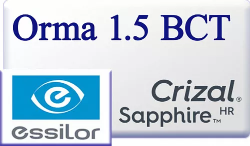 Essilor Orma 1.5 BCT Crizal Sapphire HR фото 1