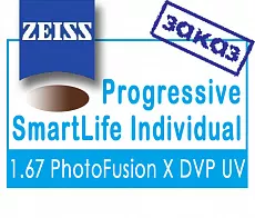 CZ Progressive SmartLife Individual 2 1.67 PhotoFusion X DVP UV