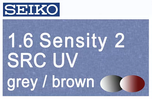 Линзы SEIKO 1.6 Sensity 2 SRC UV фото 1