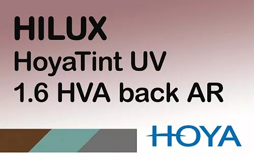 HOYA HILUX 1.60 HoyaTint UV HVA back AR фото 1