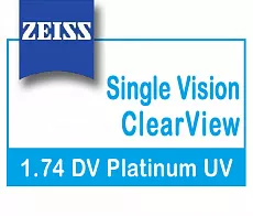 Carl Zeiss SV ClearView 1.74 DV Platinum UV