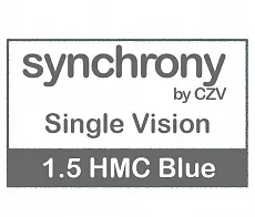 Synchrony Single Vision 1.5 HMC Blue